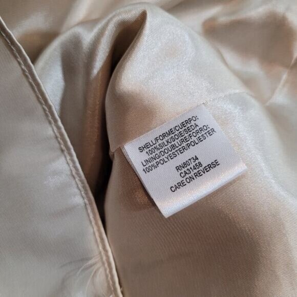 BCBGMaxAzria Silk Dress‎ with Sequined Accents and Tie Die Pattern - Size 2 - Picture 6 of 10